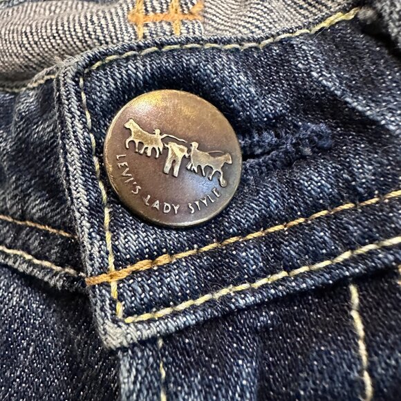 Levi's Jeans Lady Style Slender Boot Cut Western Vintage Boho Sz 29 #TA526 - Picture 8 of 16